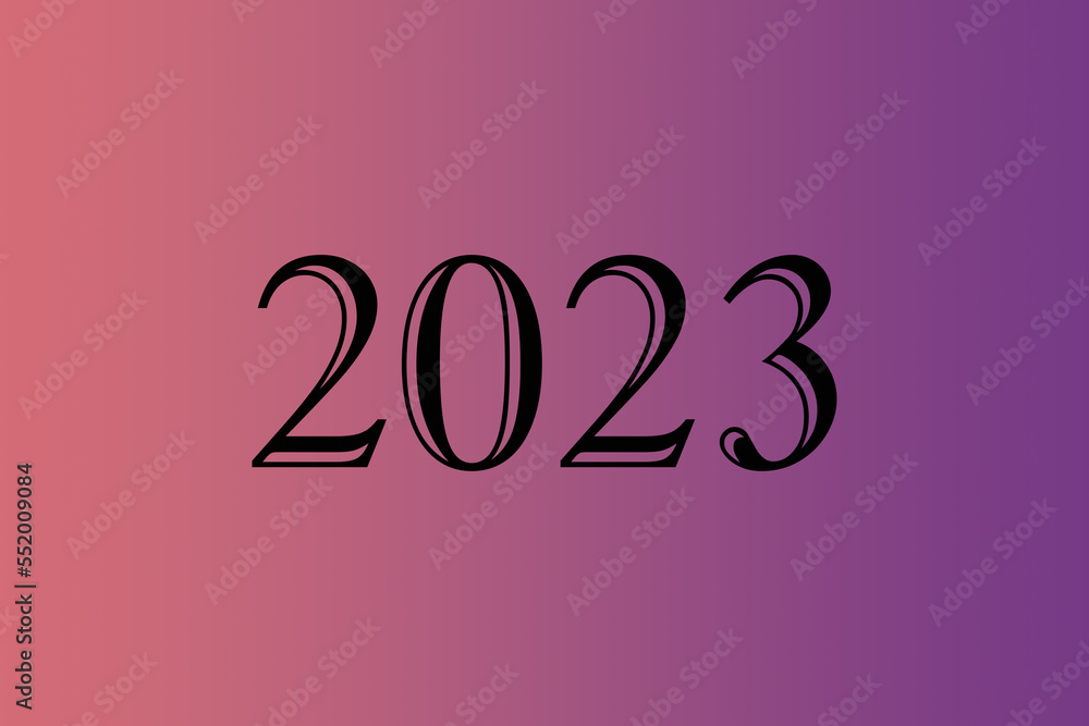 2023 Greeting card and 2023 happy new year design and poster.