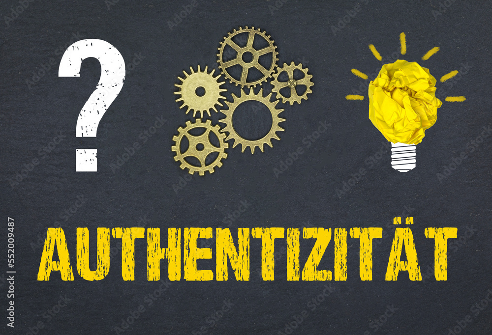Obraz premium Authentizität 