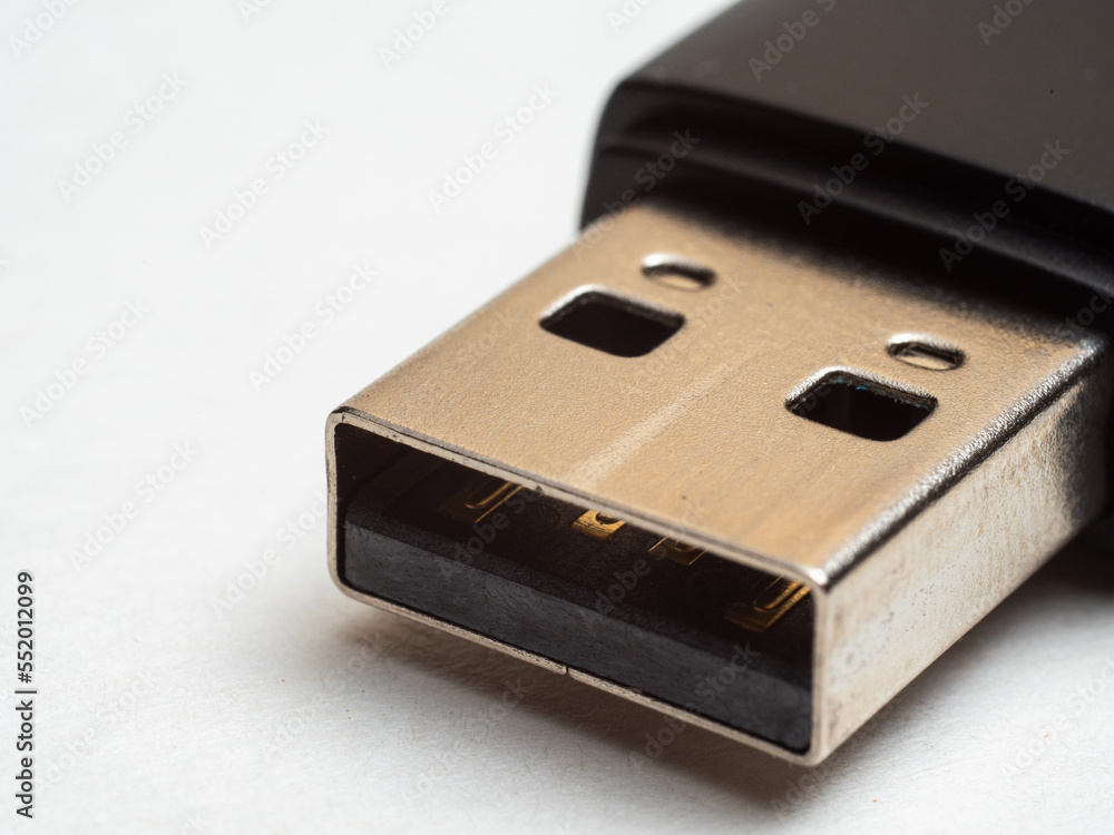 usb flash drive on white usb flash drive on white
