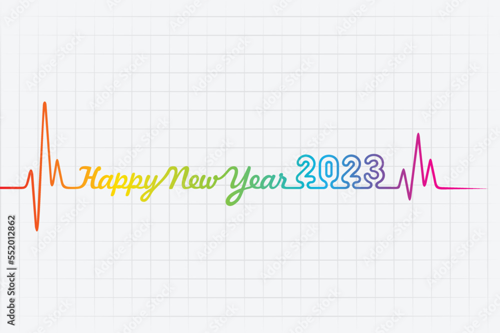 Illustration for new year 2023