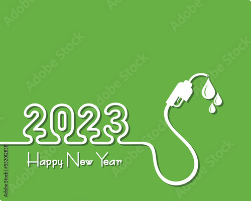 Illustration for new year 2023