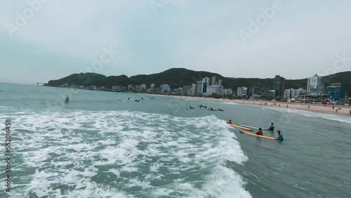 부산 송정해수욕장 드론촬영