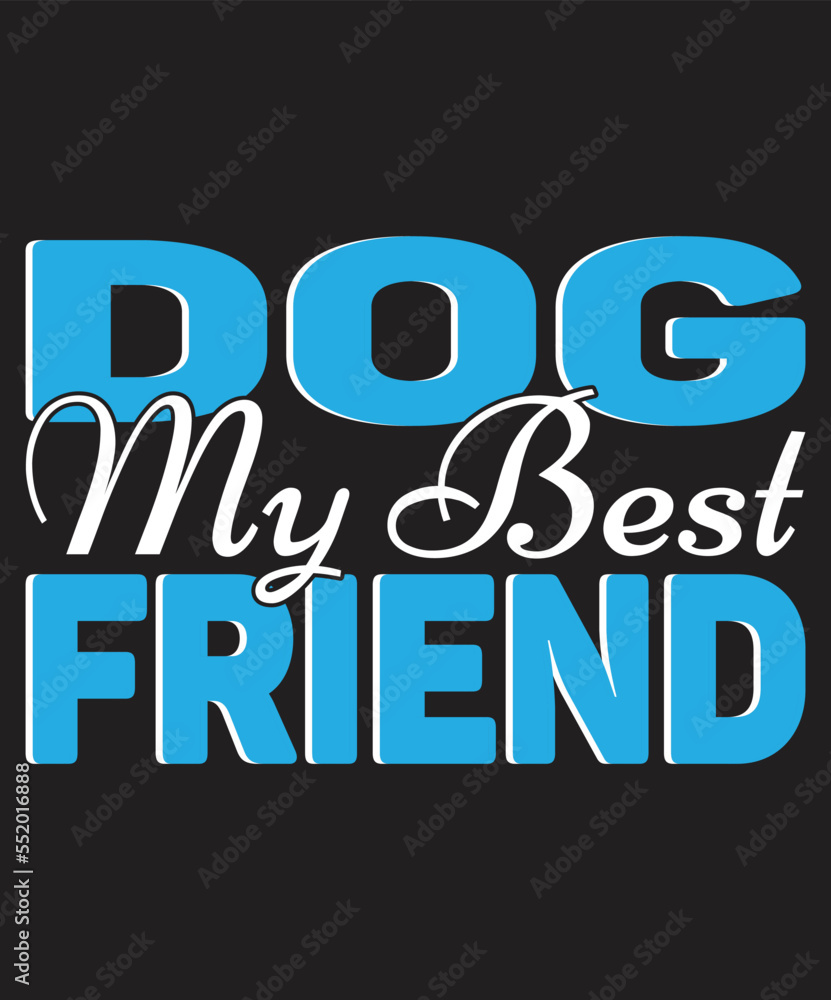 Obraz premium Dog vector t-shirt design
