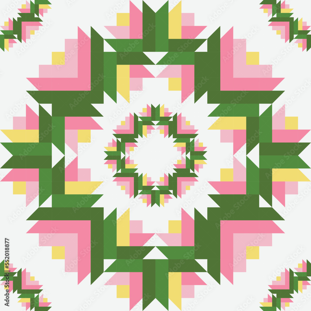 Christmas rose wreath seamless pattern Christmas rose wreath seamless pattern
