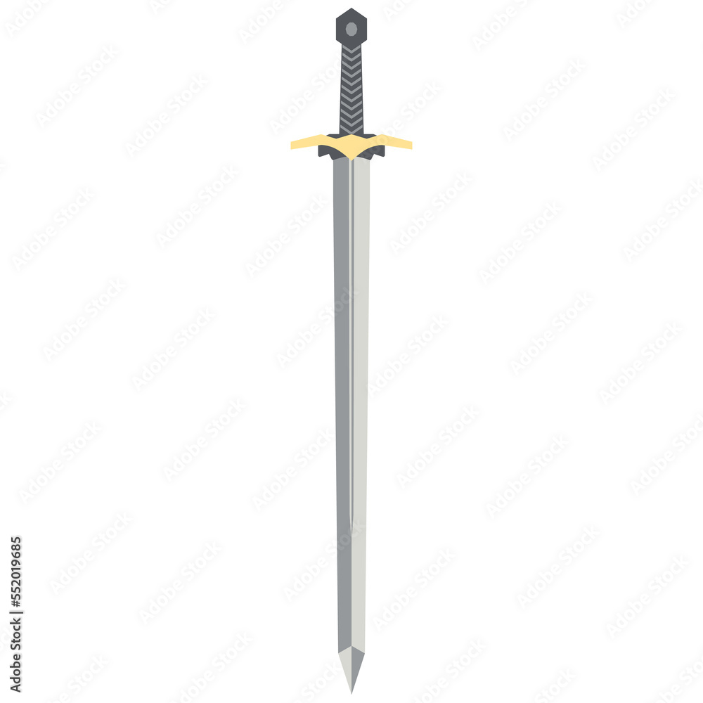 Sword Two Handed Two Side Sharp Swords Samurai Knight Weapon Sword Two Handed Two Side Sharp Swords Samurai Knight Weapon