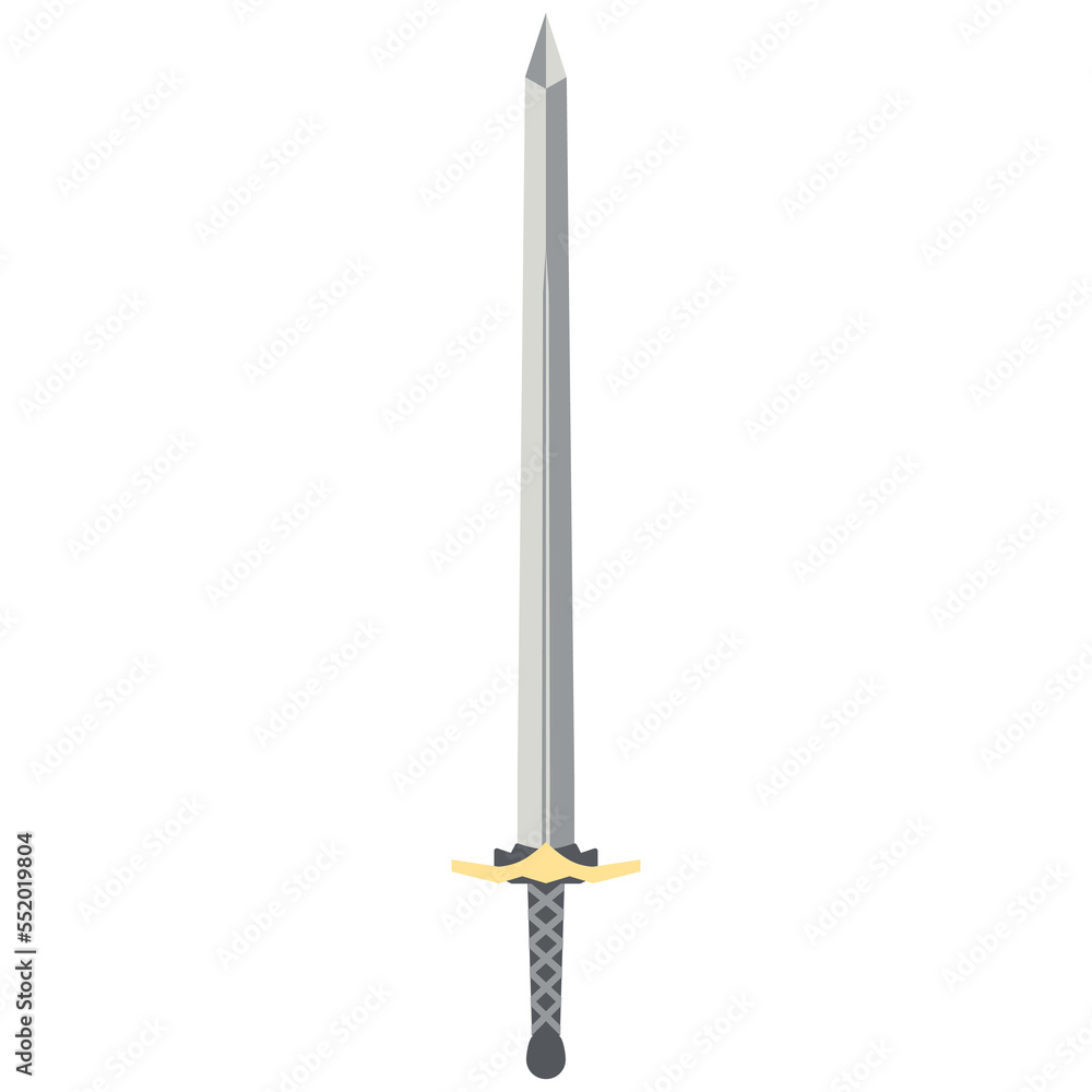 Sword Two Handed Two Side Sharp Swords Samurai Knight Weapon Sword Two Handed Two Side Sharp Swords Samurai Knight Weapon