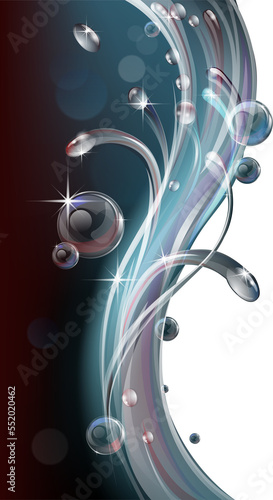 Water Splash Soap Border Fr...
