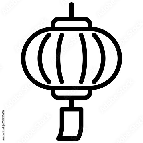 lantern outline icon