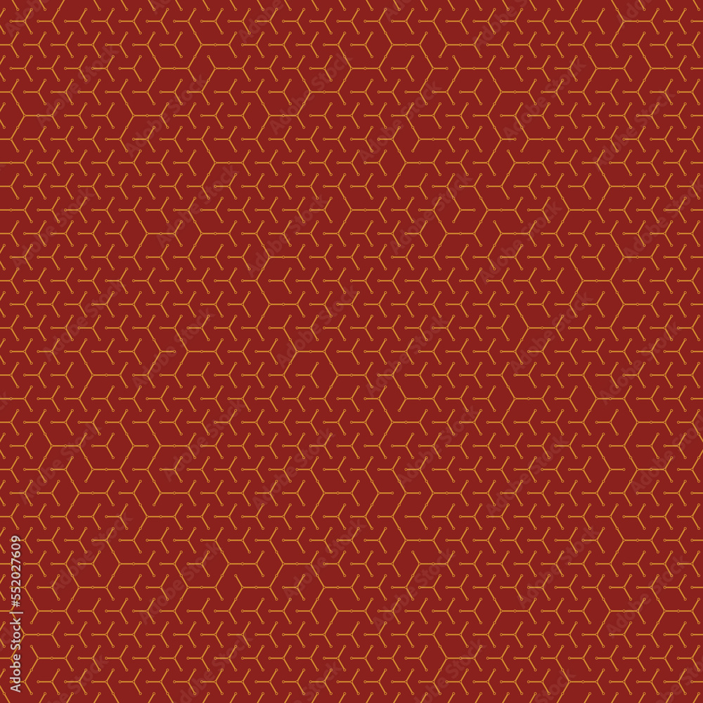 Hexagonal Maze pattern abstract illustration Hexagonal Maze pattern abstract illustration