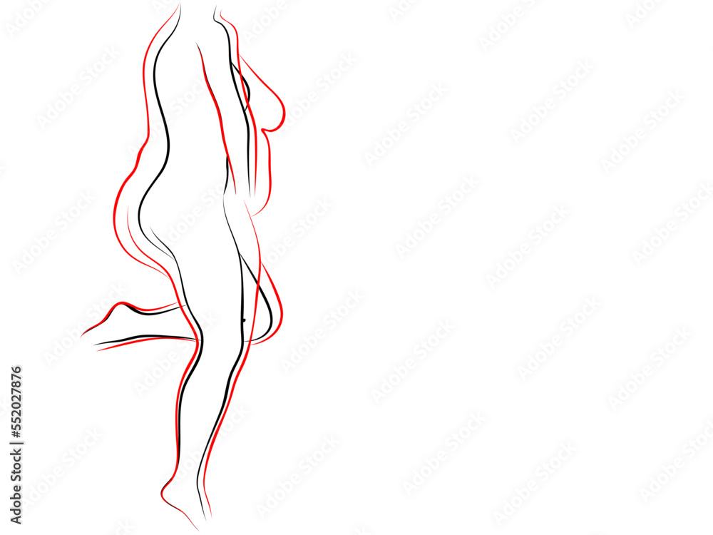 Vector conceptual fat overweight obese female vs slim fit healthy body after weight loss or diet with muscles thin young woman isolated. Fitness, nutrition or fatness obesity, health silhouette shape Vector conceptual fat overweight obese female vs slim fit healthy body after weight loss or diet with muscles thin young woman isolated. Fitness, nutrition or fatness obesity, health silhouette shape