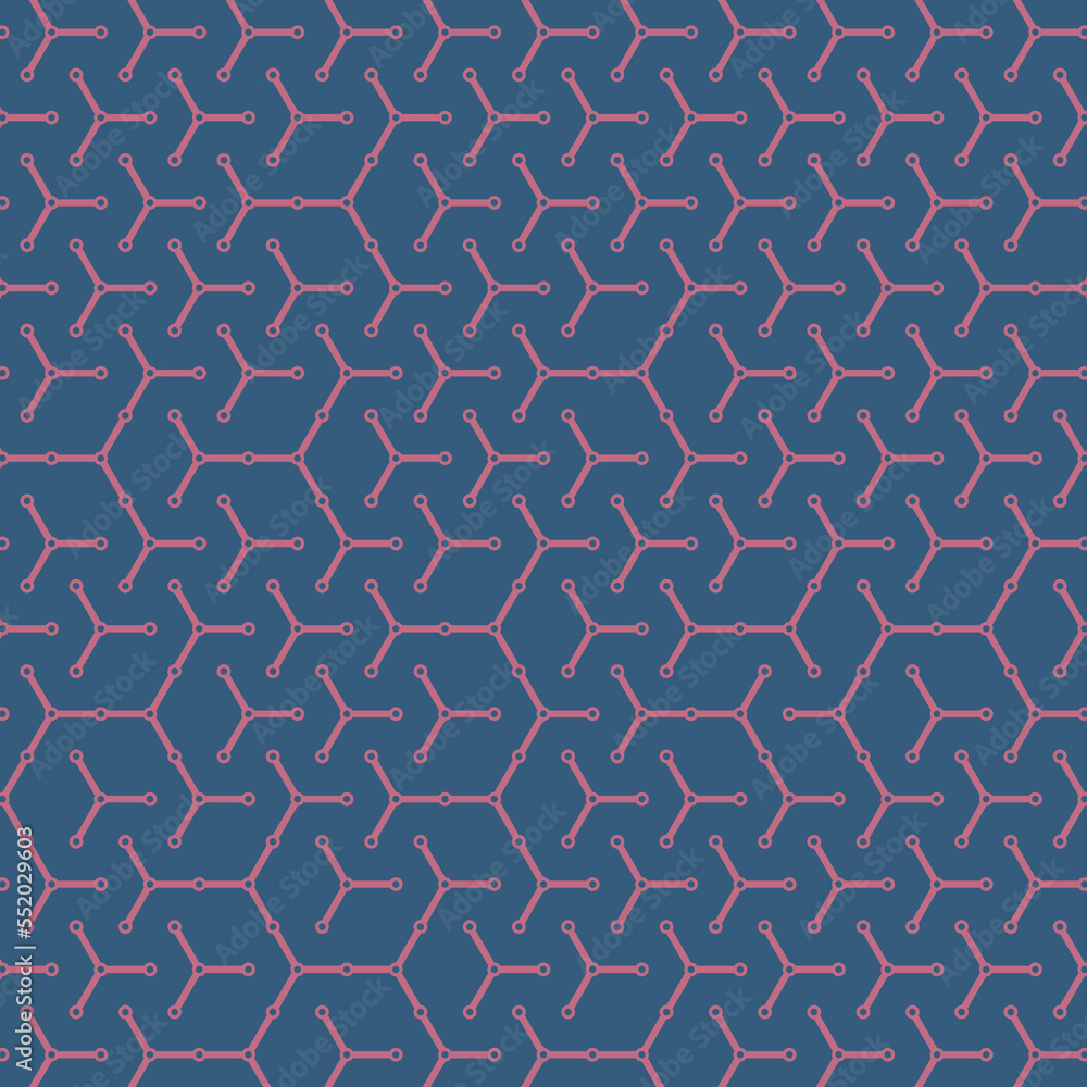 Hexagonal Maze pattern abstract illustration Hexagonal Maze pattern abstract illustration