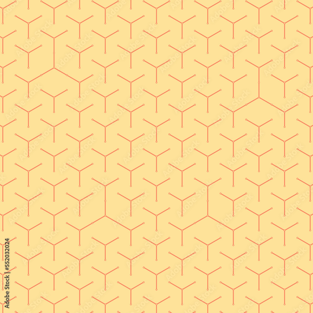 Hexagonal Maze pattern abstract illustration Hexagonal Maze pattern abstract illustration