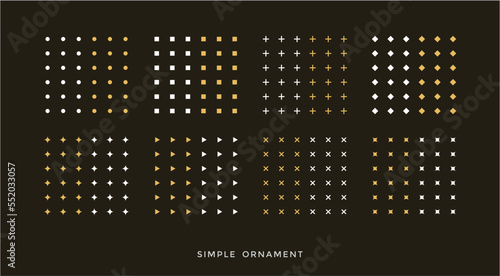 ornament set graphic design element geometric wallpaper