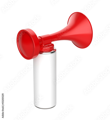 Air horn on transparent background photo