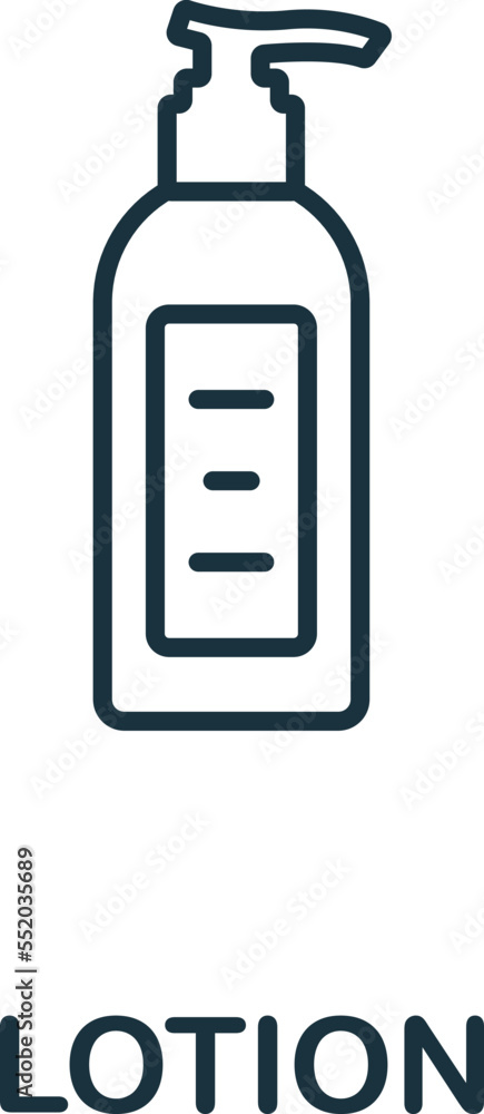Lotion icon. Monochrome simple Barber Shop icon for templates, web design and infographics Lotion icon. Monochrome simple Barber Shop icon for templates, web design and infographics