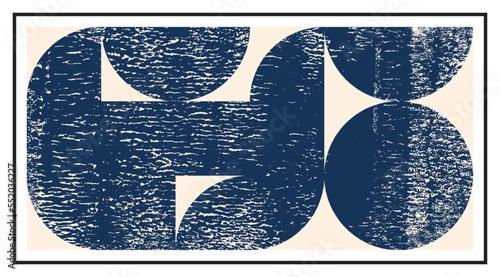 Abstract geometric poster and wall painting, graphic geometric shapes elements, living room poster set, wall decoration. Modern Abstract Painting Artwork. Contemporary art.