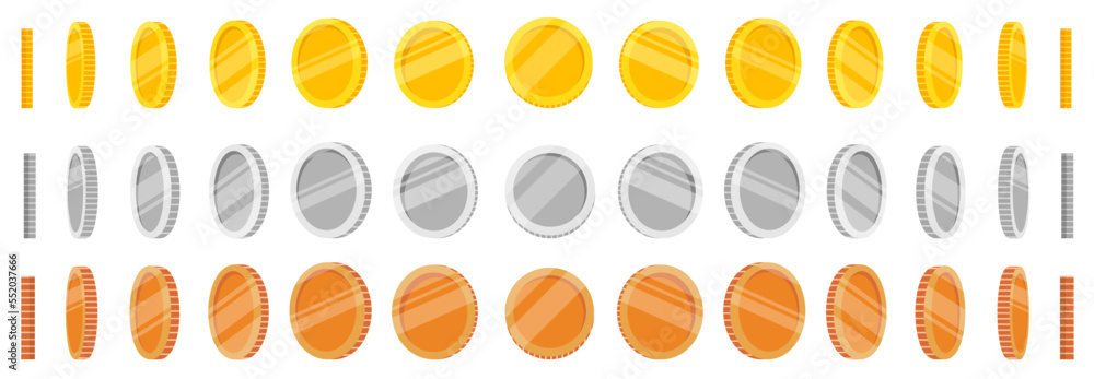 Vector image of coins. A design element for a website, applications, social networks. The concept of investments, business, profit and income. Vector image of coins. A design element for a website, applications, social networks. The concept of investments, business, profit and income.