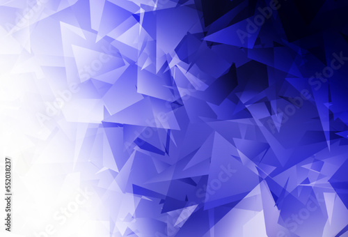 Light Purple vector triangle mosaic template.