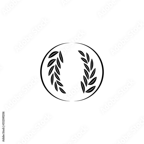 Wheat icon. Monochrome simple Wheat icon for templates