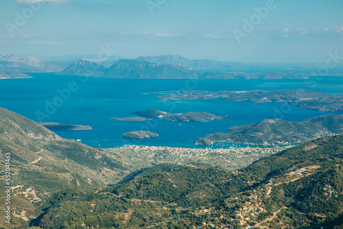 landscape of Lefkada island Greece