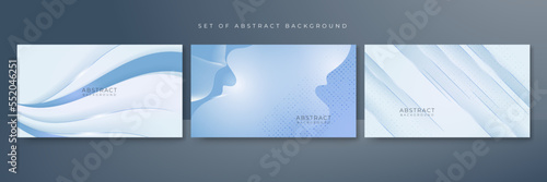 Abstract luxury blight blue and white background