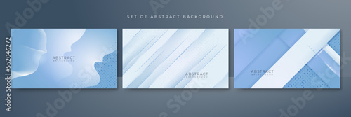 Abstract luxury blight blue and white background