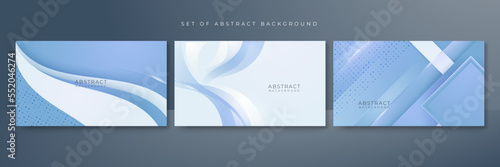 Abstract luxury blight blue and white background
