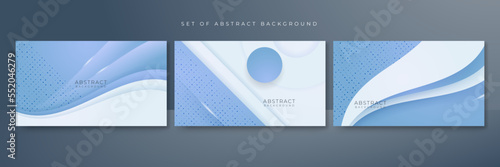 Abstract luxury blight blue and white background