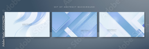 Abstract luxury blight blue and white background