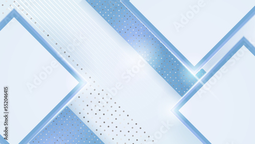 Abstract luxury blight blue and white background