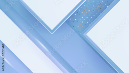 Abstract luxury blight blue and white background
