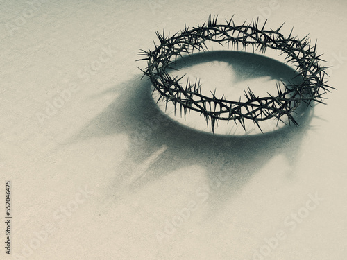 Canvastavla Crown Of Thorns With Royal Shadow
