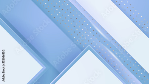 Abstract luxury blight blue and white background