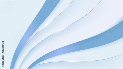 Abstract luxury blight blue and white background