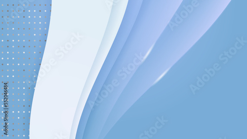 Abstract luxury blight blue and white background
