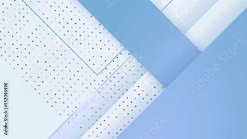 Abstract luxury blight blue and white background