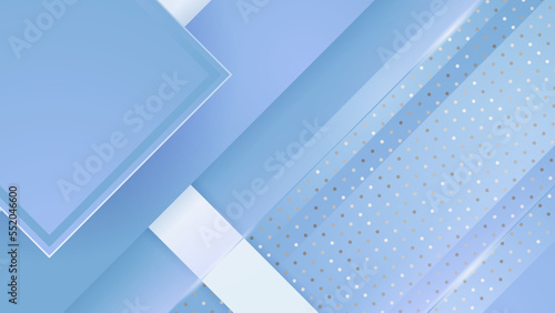 Abstract luxury blight blue and white background