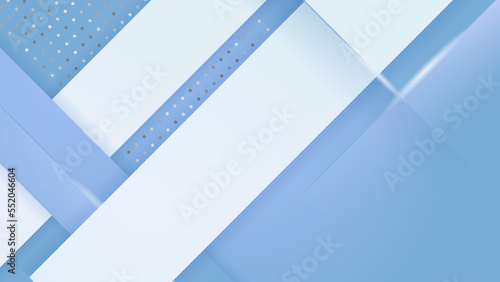 Abstract luxury blight blue and white background