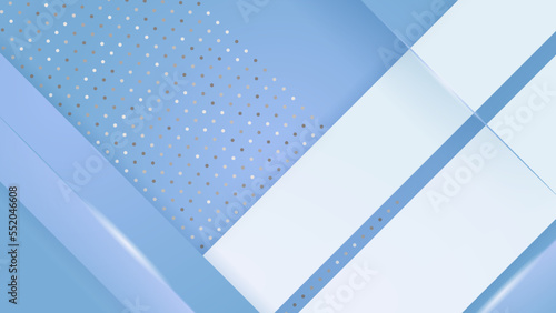 Abstract luxury blight blue and white background