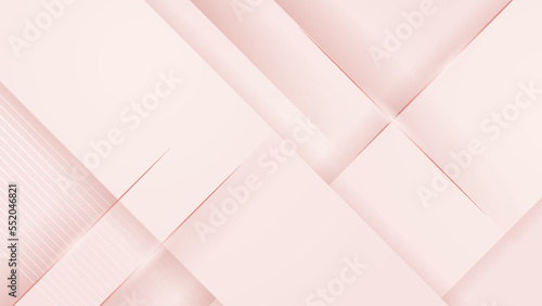 Luxurious modern pink background with shiny gold lines and blank space for promotional text