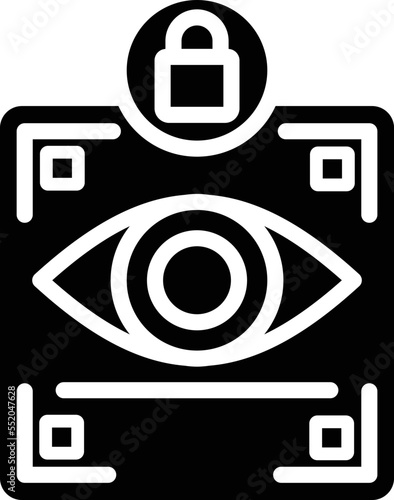 Retina Security Vector Icon
