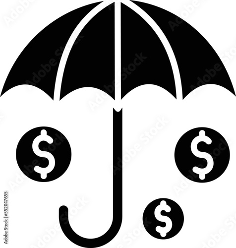 Dollar Protection Vector Icon
