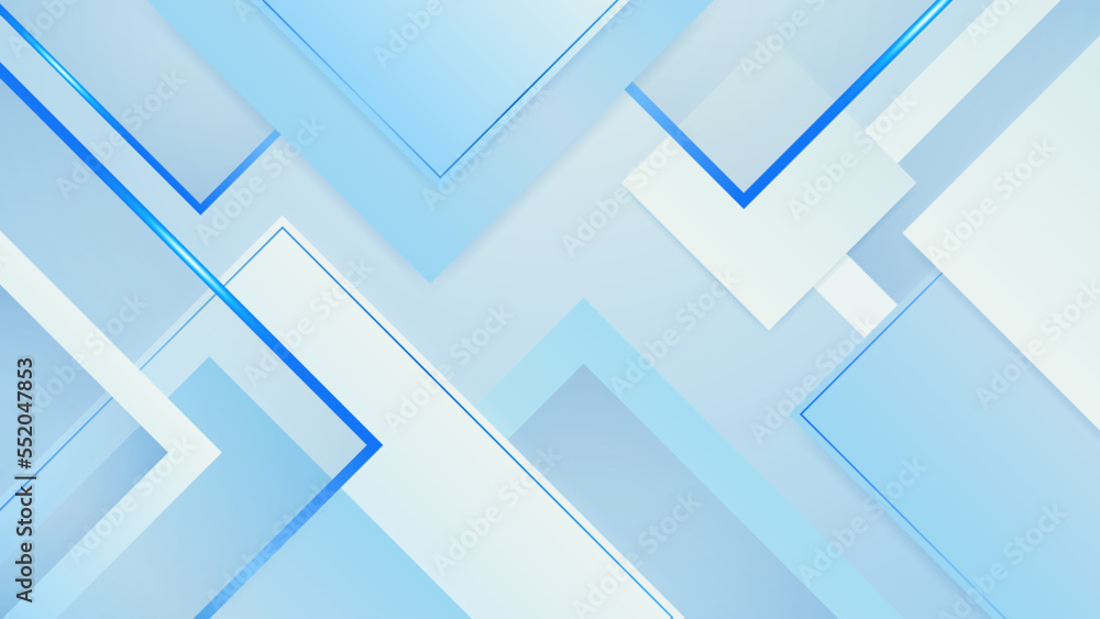 Fototapeta premium Luxury shiny element soft blue design background