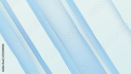 Abstract shape on light blue background