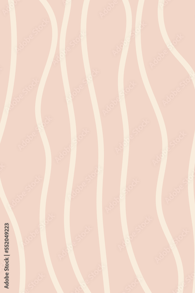 Wavy print. Book cover illustration. Pink and white background art. Geometric. Minimalistic illustration Wavy print. Book cover illustration. Pink and white background art. Geometric. Minimalistic illustration