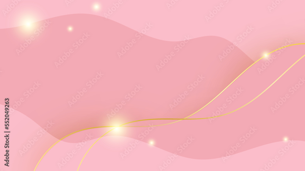 Luxury golden line background pink shades in 3d abstract style , Valentines day concept, Illustration from vector about modern template deluxe design. Luxury golden line background pink shades in 3d abstract style , Valentines day concept, Illustration from vector about modern template deluxe design.