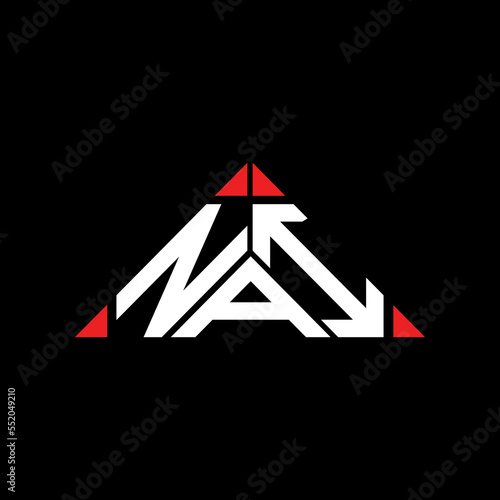 NAI letter logo creative design with vector graphic, NAI simple and modern logo.