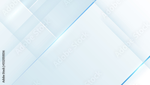 Abstract light blue background with soft white gradient color. Vector illustration abstract graphic design banner pattern presentation background web template.