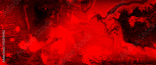 Red grunge textured wall background. Beautiful stylist modern red texture background with liquid. Red grunge old paper texture background. watercolor grunge