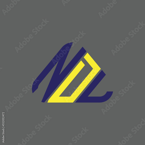 NDL letter logo creative design with vector graphic, NDL simple and modern logo. photo